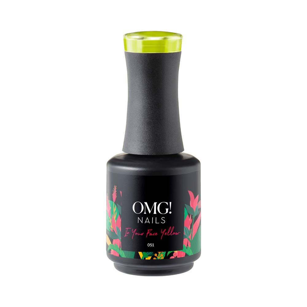 In Your Face Yellow Gellak - OMG! Nails